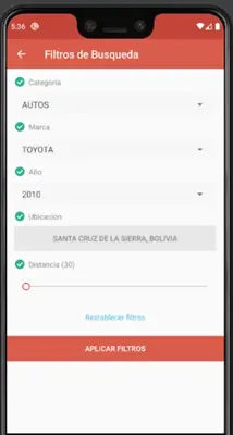 Venta de autos y vehículos usados - milAutos.net android App screenshot 11