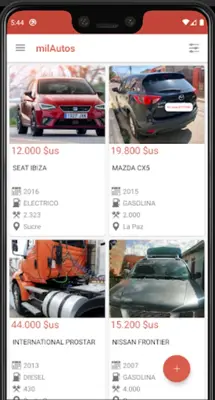 Venta de autos y vehículos usados - milAutos.net android App screenshot 13